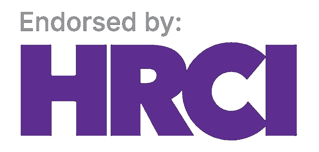 Endorsed by HRCI logo for the HRMF course